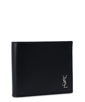 Logo detailed leather wallet