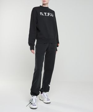 Logo printed straight fit sweatshirt