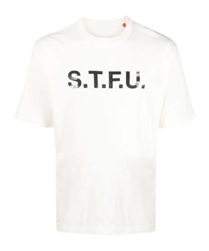 Straight fit T-shirt with logo print