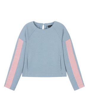 Long sleeve sweatshirt with logo detail