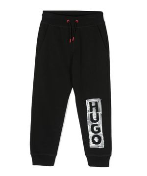 Logo printed jogging pants