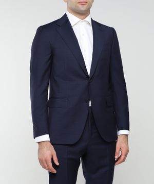 Straight-fit wool suit