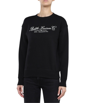 Logo printed long-sleeve sweatshirt