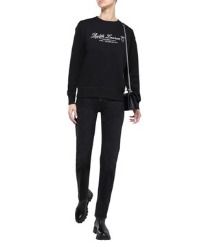Logo printed long-sleeve sweatshirt