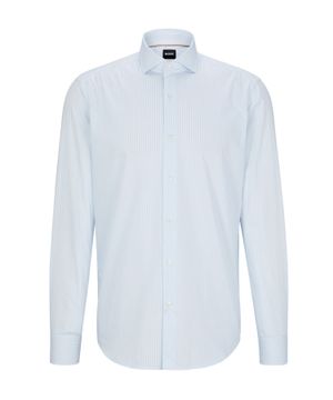 Long sleeve shirt with classic collar