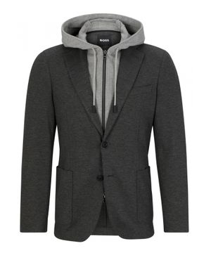 Hooded blazer