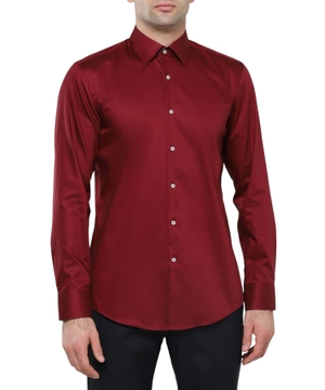 Long sleeve shirt with classic collar