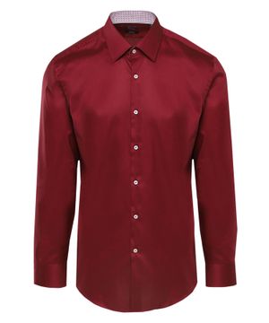 Long sleeve shirt with classic collar