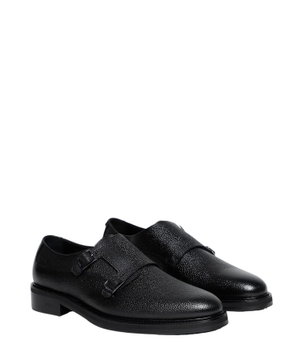 Leather monk shoes