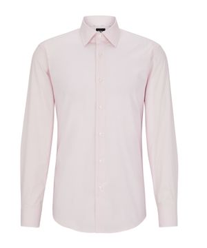 Long sleeve straight fit shirt