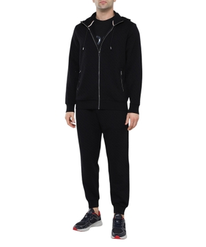 Elastic waist jogging pants