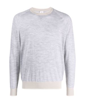 Round neck jumper with long sleeves