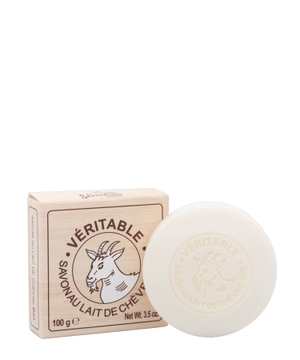 Round organic goat milk soap