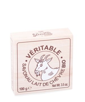Round organic goat milk soap