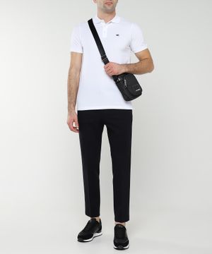 Short sleeve polo with classic collar