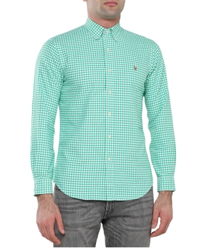Long sleeve shirt with classic collar