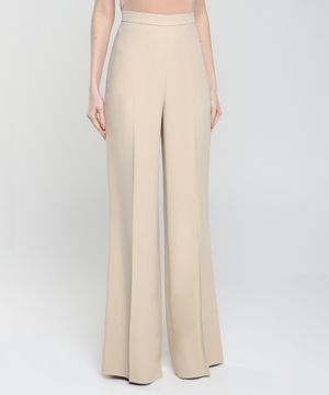 High-waist wide-leg pants