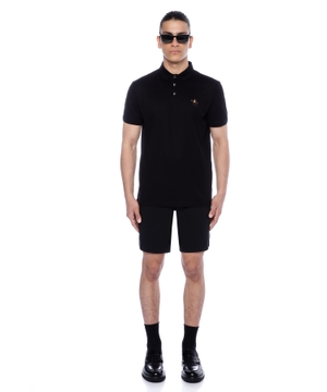 Short sleeve polo with classic collar