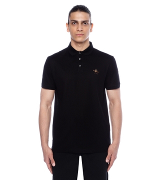 Short sleeve polo with classic collar