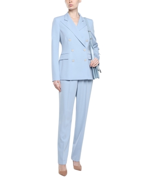 Straight-fit high-waist pants