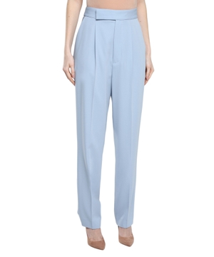 Straight-fit high-waist pants