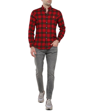 Long sleeve shirt with classic collar