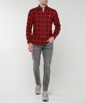 Long sleeve shirt with classic collar