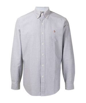 Long sleeve straight fit shirt