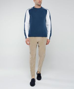 Round neck jumper with long sleeves