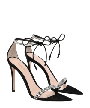 Crystals embellished sandals