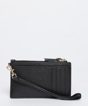 Wallet with zip detail