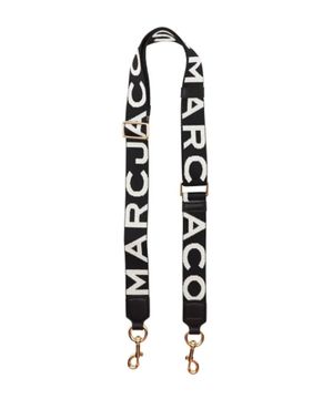 Bag strap with logo lettering