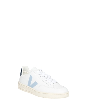 Logo detail leather sneakers