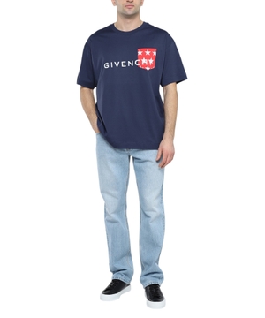 Loqo printli qısaqol T-shirt