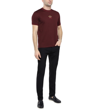 Loqo printli qısaqol T-shirt