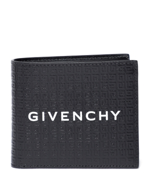 Logo printed leather Wallet