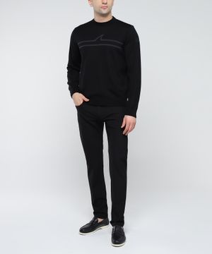 Long sleeve straight fit jumper