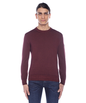 Round neck long sleeve jumper