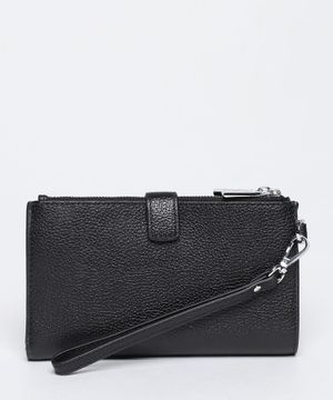 Adele wallet with zip fastening