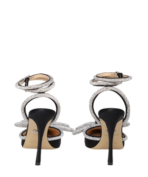 Crystal embellished pumps