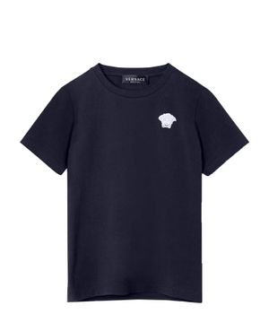 Loqo aplikasiyalı pambıq T-shirt