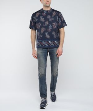 Printed short sleeve T-shirt