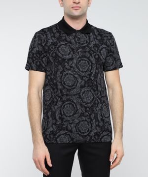 Embroidered short sleeve polo