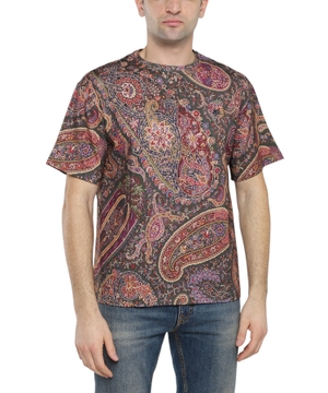 Printli qısaqol T-shirt
