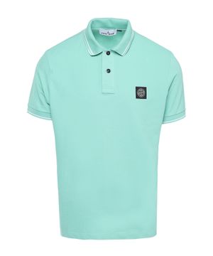 Logo detailed short sleeve polo