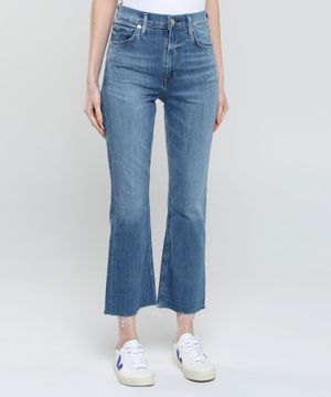 Isola cropped flared jeans