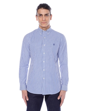 Long sleeve shirt with classic collar