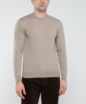 Long-sleeve straight fit jumper