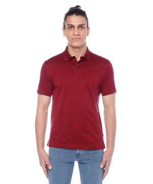 Short sleeve polo with classic collar