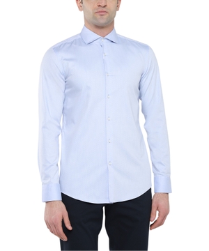 Long sleeve shirt with classic collar